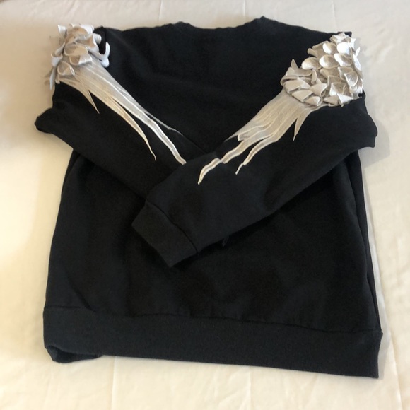 🌙✨ Host Pick 🌙✨ - Women's Ji Cheng 3D Angel Wing Sweater - Picture 7 of 7